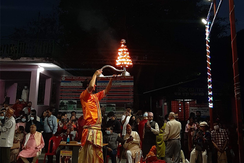 Sandhya Arati at Tal Barahi